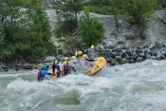 Rafting sur le Rhône - Dans le parc naturel de Finges pour 2 personnes 2 