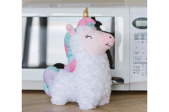 Wärmekuscheltier Lamacorn - für die Mikrowelle  