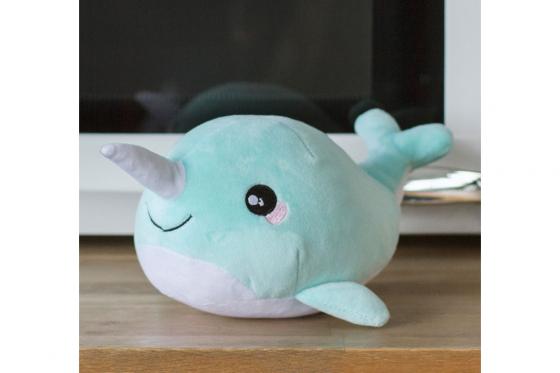 Wärmekuscheltier Narwal -  für die Mikrowelle 1 