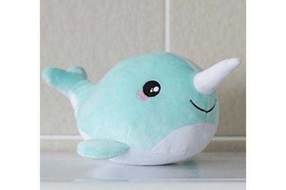 Wärmekuscheltier Narwal -  für die Mikrowelle 2 