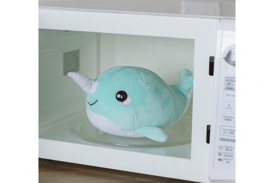 Wärmekuscheltier Narwal -  für die Mikrowelle 3 