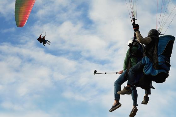 Gleitschirmfliegen - über den Hohen Kasten | 15 Minuten 2 