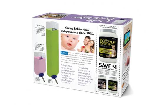 Scherzverpackung - Baby-Fütterungsflasche 3 