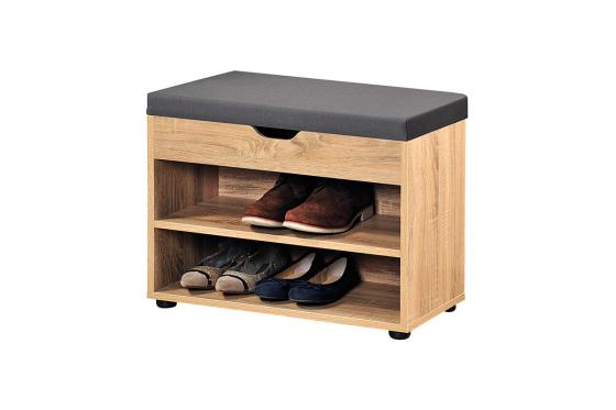 Schuhschrank - mit Sitzkissen & Staufach 1 