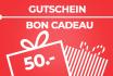 Bon cadeau - d'une valeur de CHF 50.- 