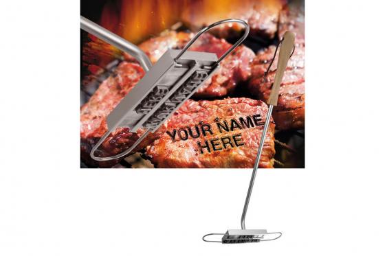 Fer à marquer - pour barbecue, personnalisable  