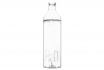 Wasserflasche H2O - 1.2 Liter aus Glas 