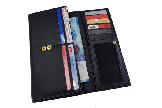 Damen Portemonnaie - aus Leder - mit Gravur 1 