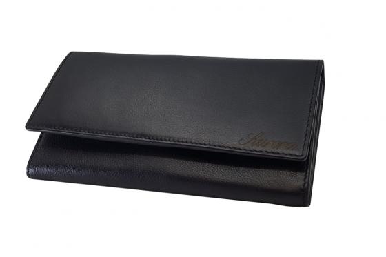 Damen Portemonnaie - aus Leder - mit Gravur 2 