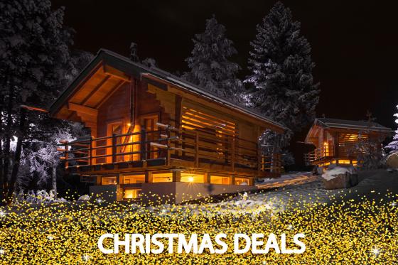 Séjour romantique dans un chalet - Pour 2 personnes avec 1 heure de jacuzzi et sauna comprise  