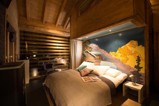 Séjour romantique dans un chalet - Pour 2 personnes avec 1 heure de jacuzzi et sauna comprise 1 