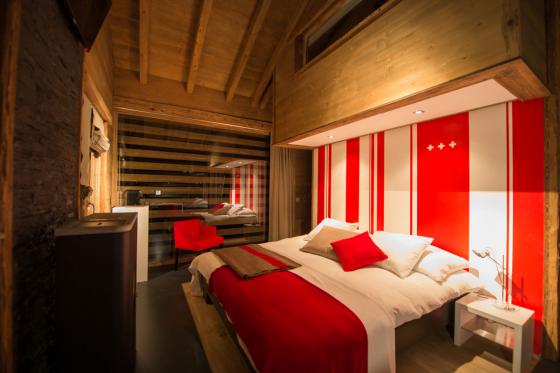 Séjour romantique dans un chalet - Pour 2 personnes avec 1 heure de jacuzzi et sauna comprise 2 