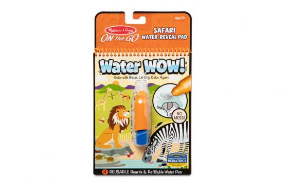 Malbuch Safari - mit nachfüllbarem Wasser-Maler  