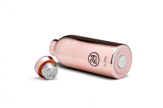 Bouteille thermos Rose Gold - de 24Bottles, avec gravure 1 