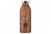 Thermosflasche Sequoia Wood - von 24Bottles, mit Gravur 