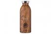 Bouteille thermos Sequoia Wood - de 24Bottles, avec gravure 