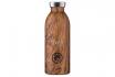 Bouteille thermos Sequoia Wood - de 24Bottles, avec gravure 