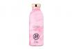 Thermosflasche Pink Marble - von 24Bottles, mit Gravur 