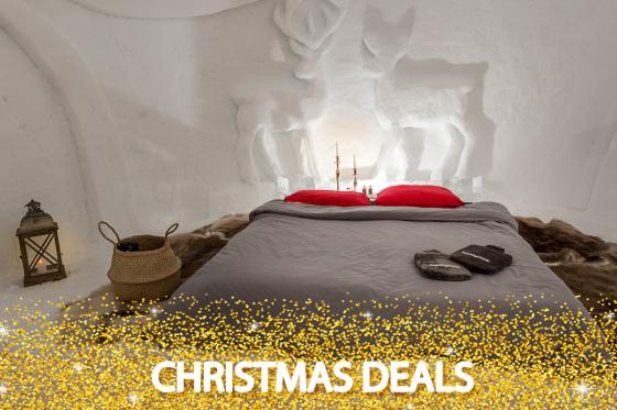 Iglu Übernachtung  - für 1 Person inkl. Frühstück und 3-Gang-Menü  