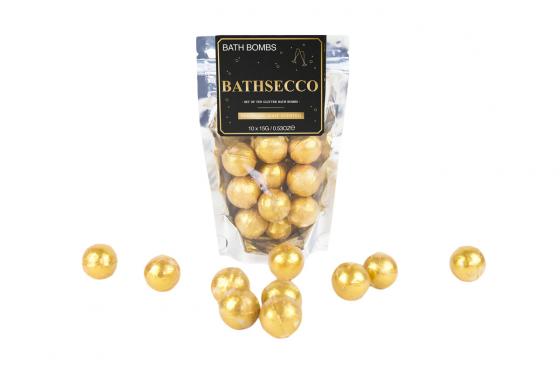 Bombes de bain Bathsecco - bain d'or brillant  