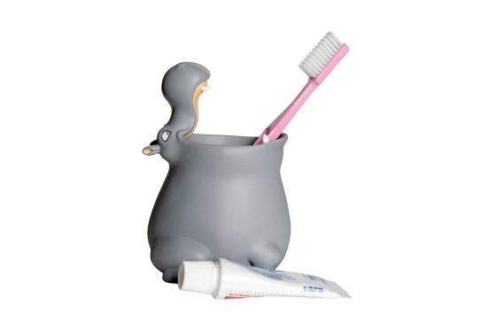Verre pour brosse à dent  - hippopotame  