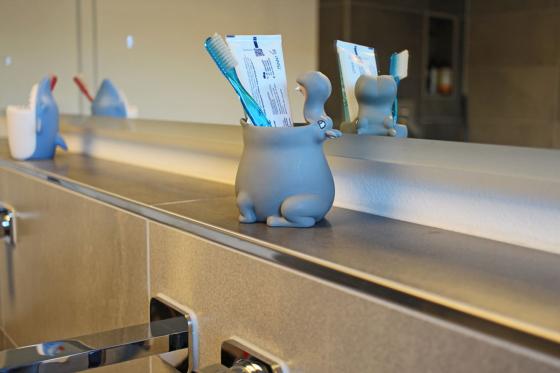 Verre pour brosse à dent  - hippopotame 2 