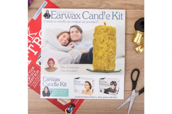 Scherzverpackung - Kerzen aus Ohrenschmalz Bastel-Set 1 