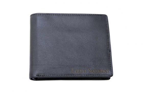 Leder Portemonnaie - mit Lasergravur 5 