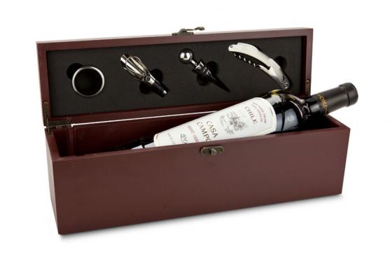 Coffret pour vin - avec bouteille incluse  