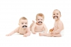 Lolette pour bébé - avec moustache brune 3