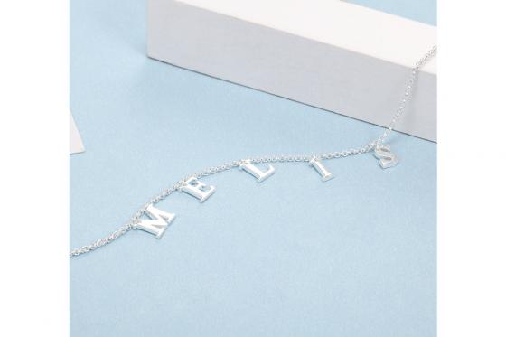 Choker Namenskette Silber - Name frei wählbar  