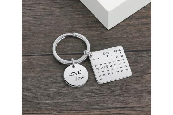 Schlüsselanhänger mit Gravur - Aus Edelstahl  3 