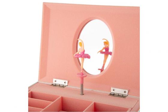 Schmuckkästchen Ballerina - personalisierbar, versilbert 4 