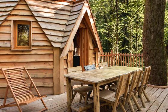 Familien-Baumhaus - 1 Nacht für 5 Personen inkl. Frühstück  