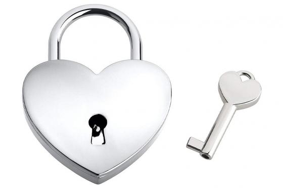 Liebesschloss Corazon - mit Gravur 1 