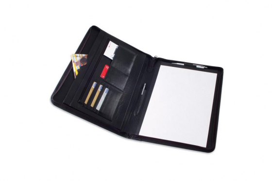 Tagungsmappe Nappalux - Rindsleder, mit Gravur 1 