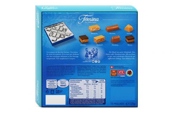 Cailler Pralinen Fémina - 56 Pralinen 1 