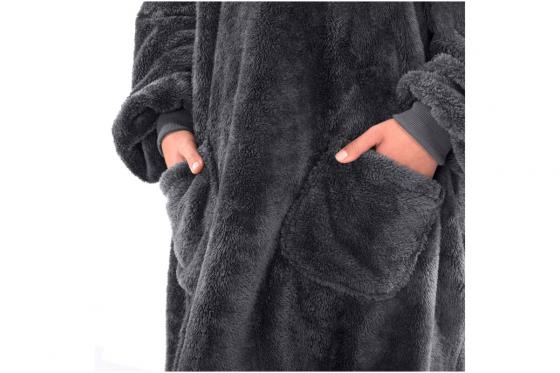 Pull sweat plaid XXL - gris 1 