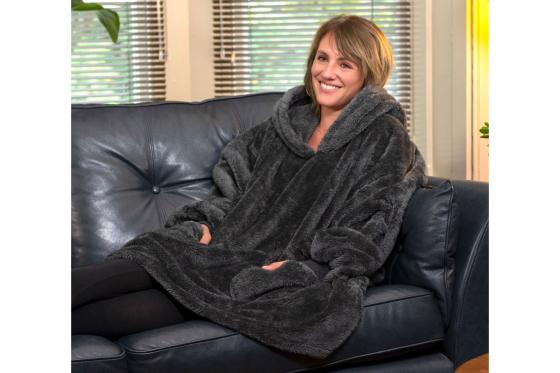 Pull sweat plaid XXL - gris 3 