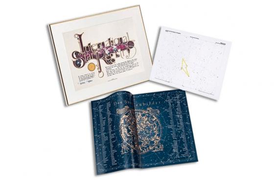 Baptême de l'étoile, amour - Avec cadre - Certificat et carte d'étoile inclus 1 