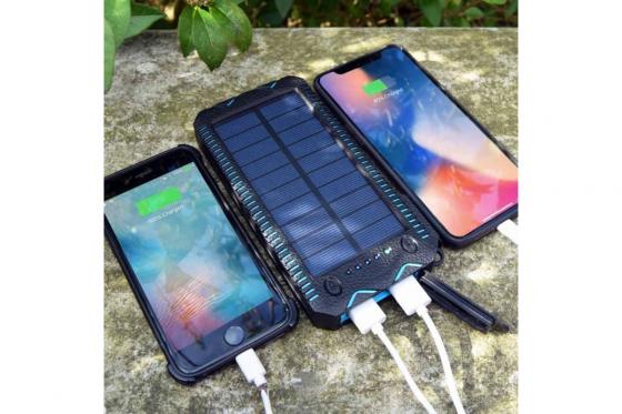 Powerbank solaire - 10.000 mAh  