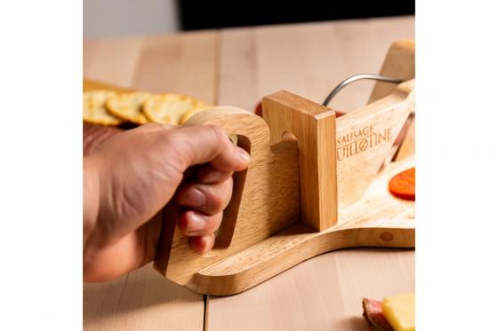 Wurst Hobel Premium - aus Holz 2 