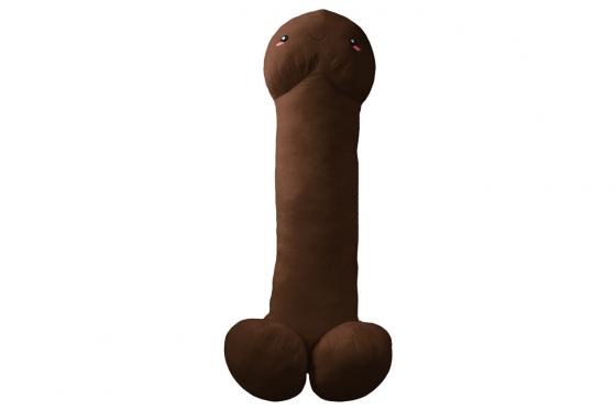Coussin pénis XL - 100 cm - brun foncé 1 