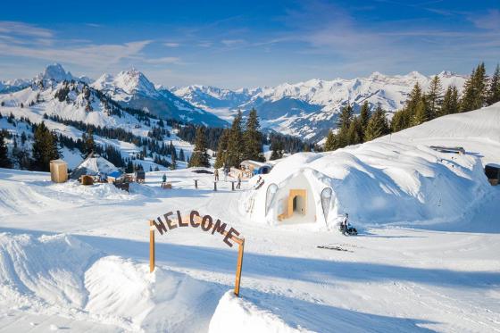 Fondue Deluxe dans un igloo - pour une personne  