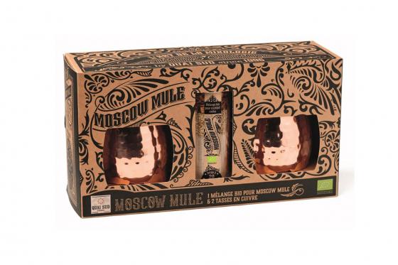 Geschenkset Moscow Mule - Ink. 2 Tassen 2 