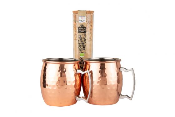 Geschenkset Moscow Mule - Ink. 2 Tassen 3 