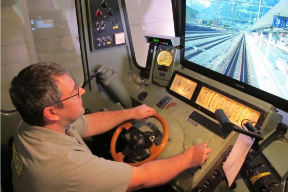Conduite d'une locomotive - Initiation au simulateur  