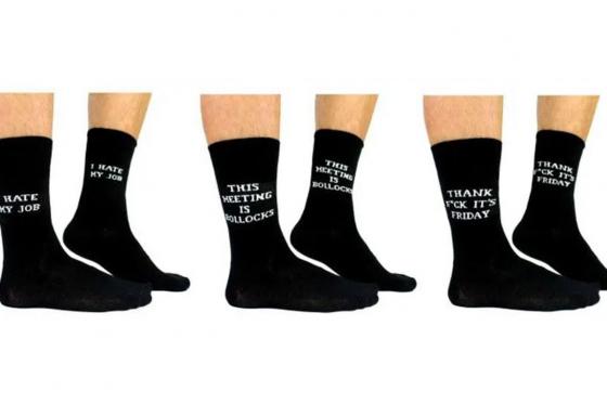 Office Socken, witzige Sprüche 3er Set geschenkparadies.ch