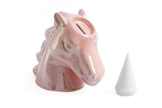 Tirelire licorne - avec corne lumineuse 4 