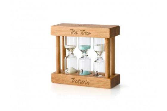 Tee-Sanduhr 3 in 1 - mit Gravur  